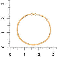 14K Yellow Gold Square Link Bracelet