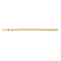 Roberto Coin 18K Yellow Gold Tight Gauge Oval Link Bracelet