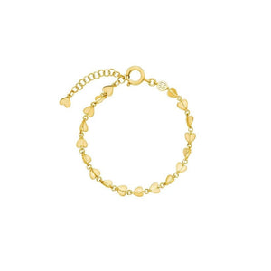 Cadar 18K Yellow Gold Wings of Love Small Heart Bracelet