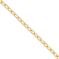 14K Yellow Gold Oval Link Bracelet