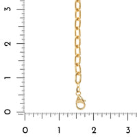 14K Yellow Gold Oval Link Bracelet