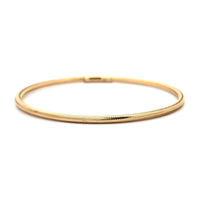 14K Yellow Gold Single Row Stretch Bracelet