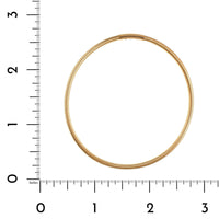 14K Yellow Gold Single Row Stretch Bracelet