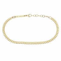 Zoe Chicco 14K Yellow Gold Puffed Oval Linked Bracelet