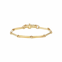 Fernando Jorge 18K Yellow Gold Ultra Stretched and Elongated Double Link Bracelet