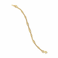 Fernando Jorge 18K Yellow Gold Thick Fluid Bracelet