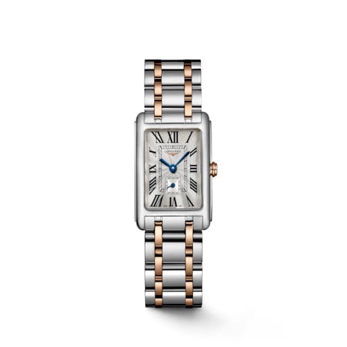 Longines DolceVita 20mm Stainless Steel and Rose Gold L5.255.5.71.7