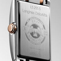 Longines DolceVita 20mm Stainless Steel and Rose Gold L5.255.5.71.7