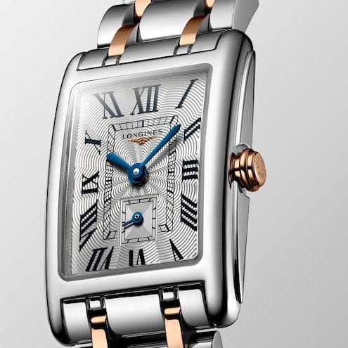 Longines DolceVita 20mm Stainless Steel and Rose Gold