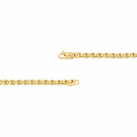 14K Yellow Gold Box Chain Bracelet