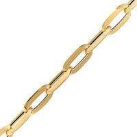 14K Yellow Gold Oval Chain Link Bracelet