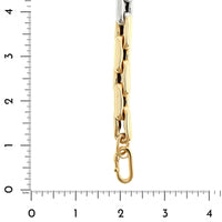 Lauren Rubinski 14K Yellow & White Gold Oval Medium Link Bracelet