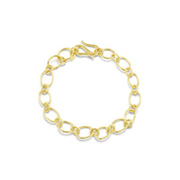 Christina Alexiou 14K Yellow Gold Oval Link Bracelet