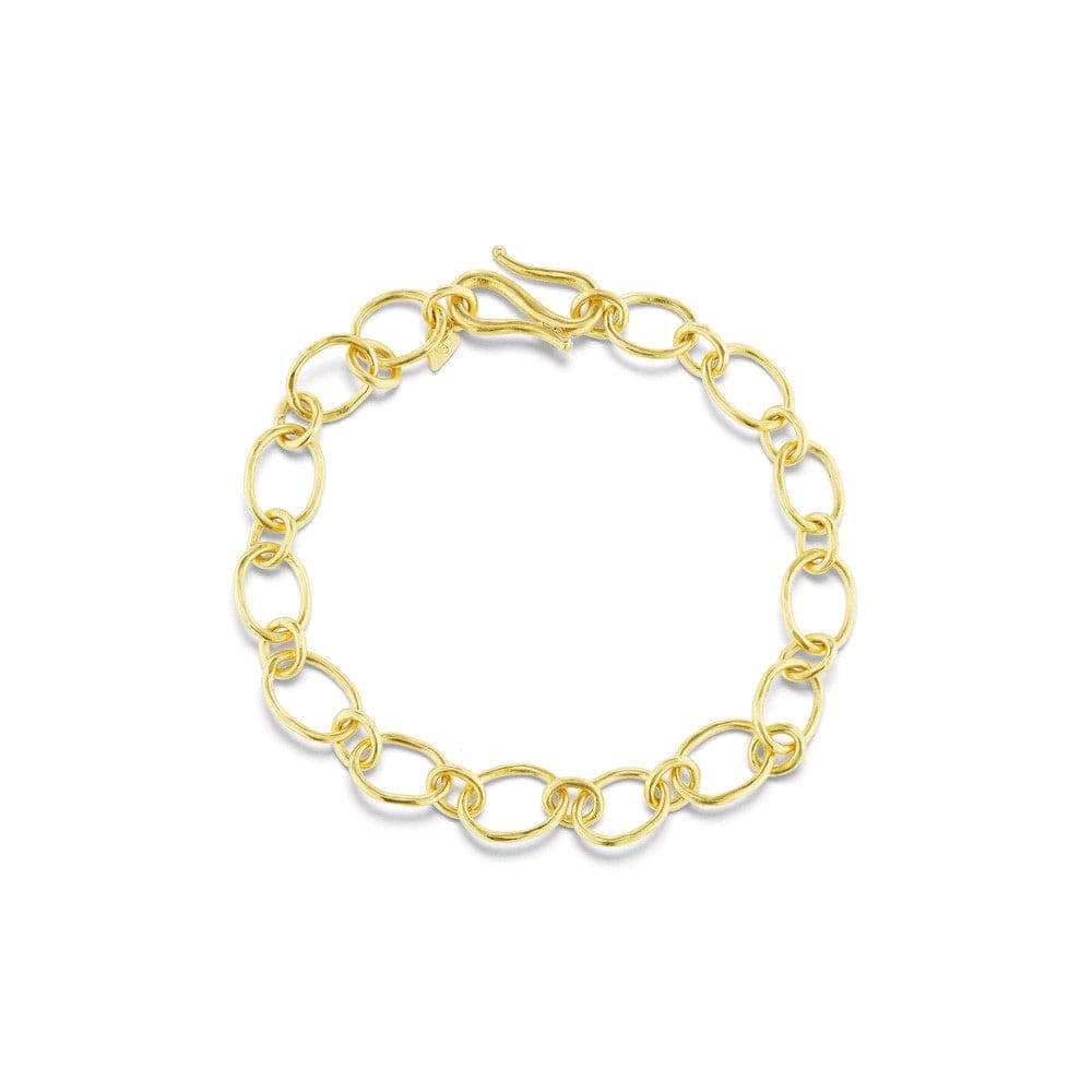 Christina Alexiou 14K Yellow Gold Oval Link Bracelet