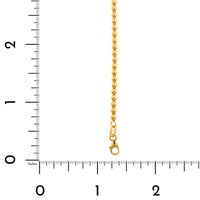 14K Yellow Gold Beaded Bracelet