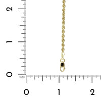 14K Yellow Gold Rope Chain Bracelet