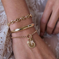 Zoe Chicco 14K Yellow Gold Medium Rolo Chain Enhancer Bracelet