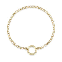 Zoe Chicco 14K Yellow Gold Medium Rolo Chain Enhancer Bracelet
