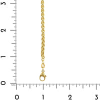 18K Yellow Gold Spiga Chain Bracelet