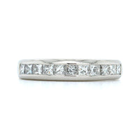 Platinum Channel Set Diamond Band