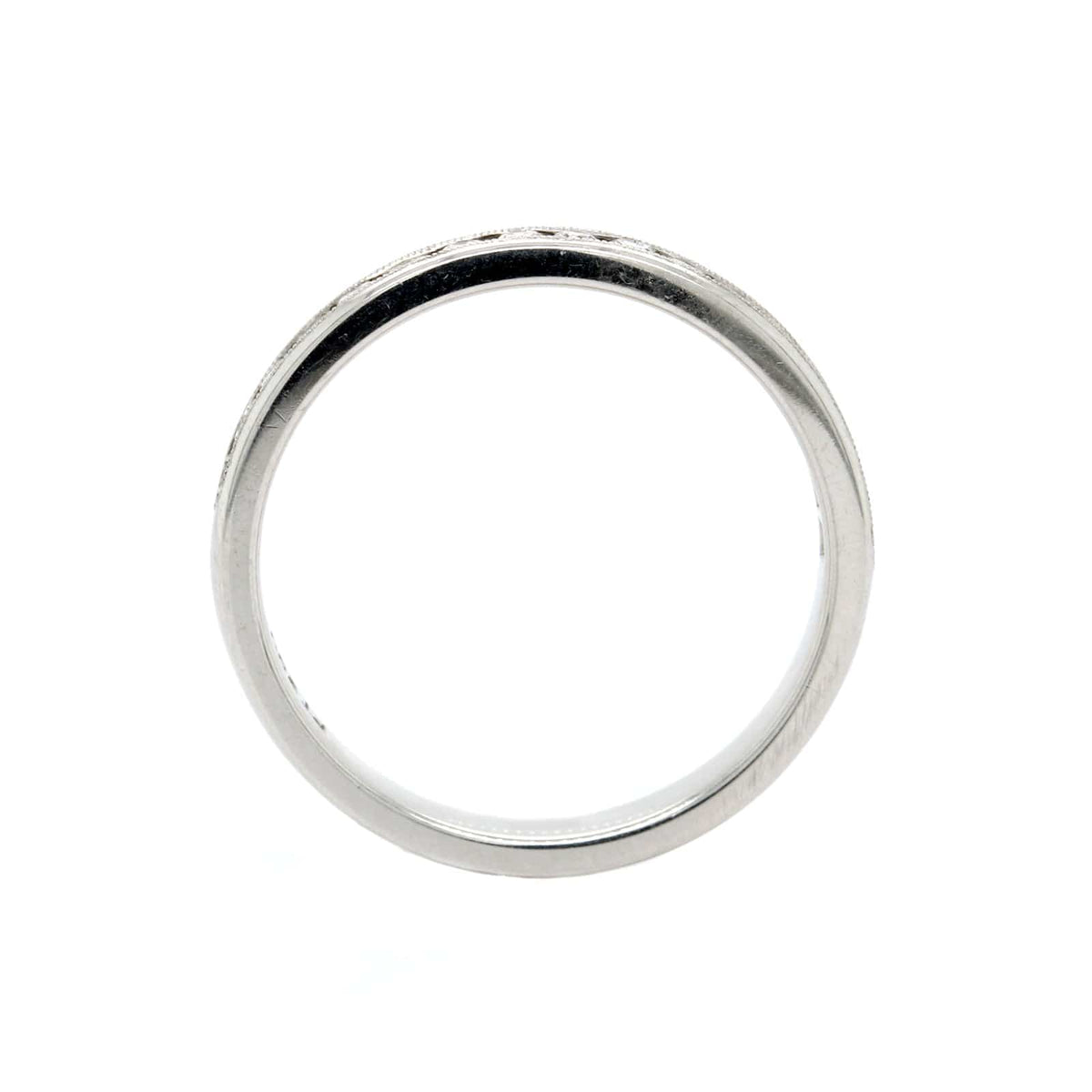 Platinum Channel Set Diamond Band