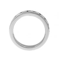 18K White Gold Channel Set Diamond Band