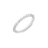 Platinum Precious Prong Diamond Band