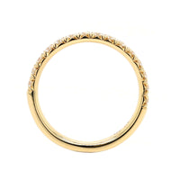 18K Yellow Gold Fishtail Diamond Band