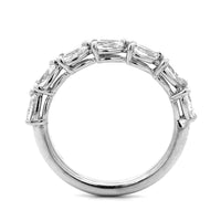 Platinum Grand Aire Pear Shaped Diamond Band