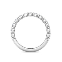 Platinum Single Prong Diamond Band