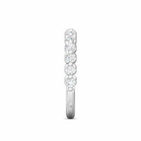 Platinum Single Prong Diamond Band