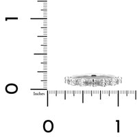 Platinum Grand Aire 7 Stone Oval Shaped Diamond Band