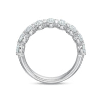 Platinum Prong Diamond Band