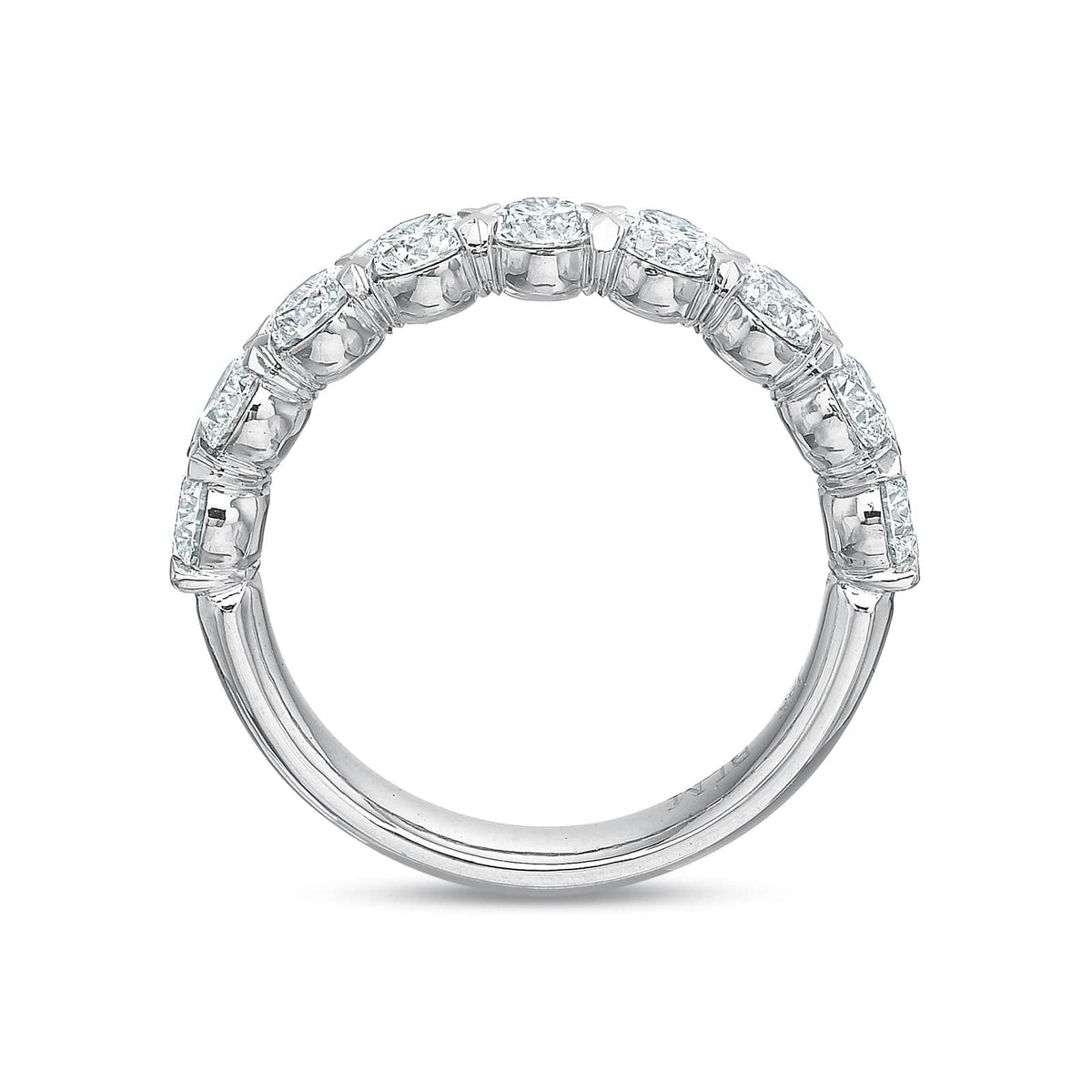 Platinum Prong Diamond Band