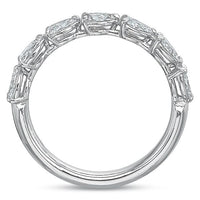 Platinum Grande Aire Pear Shaped Diamond Band