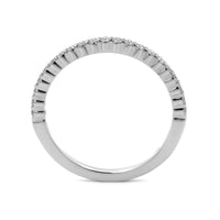 Platinum Classic Shared Prong Round Diamond Band