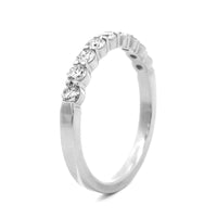 Platinum Classic Shared Prong Round .50CTW Diamond Band