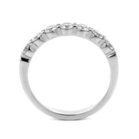 Platinum Classic Shared Prong Round .75CTW Diamond Band