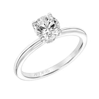 Platinum Solitaire Diamond Engagement Ring Setting