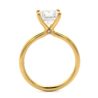 18K Yellow Gold Solitaire Diamond Engagement Ring Setting