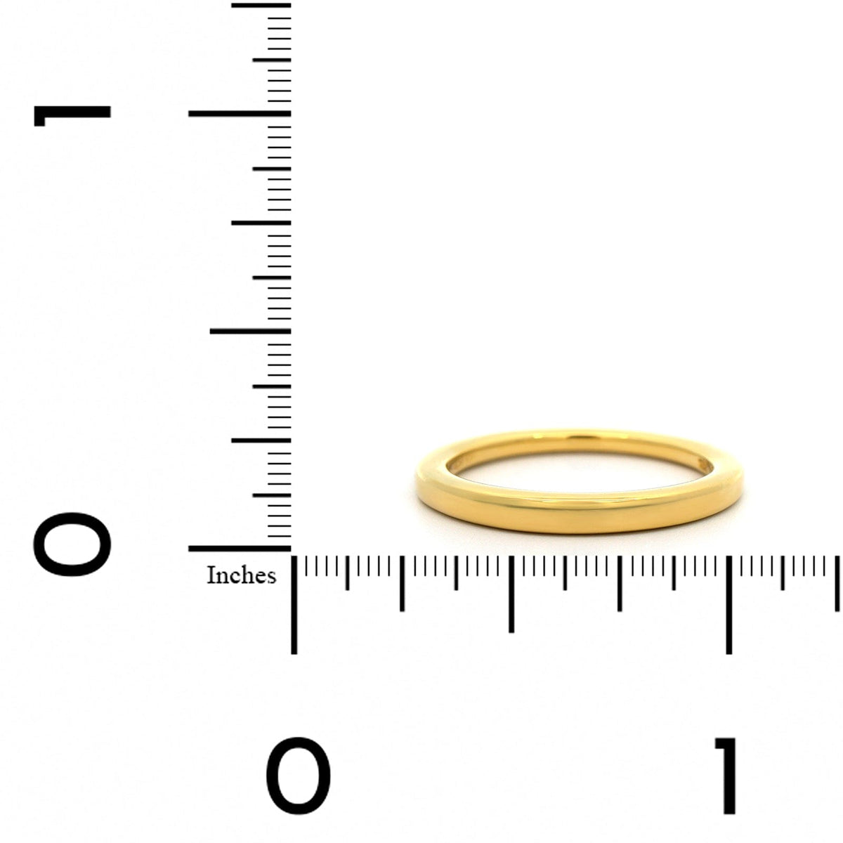 18K Yellow Gold High Polished Eternity Band