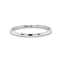 14K White Gold 1.5mm High Polished Band