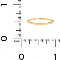 18K Yellow Gold Spacer with Smooth Band
