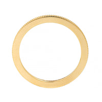 18K Yellow Gold Spacer with Milgrain Band