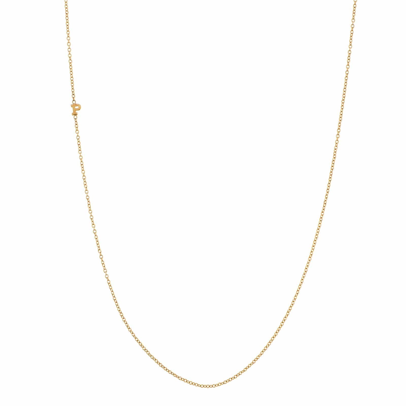 Zoe Chicco 14K Yellow Gold Initial Pendant