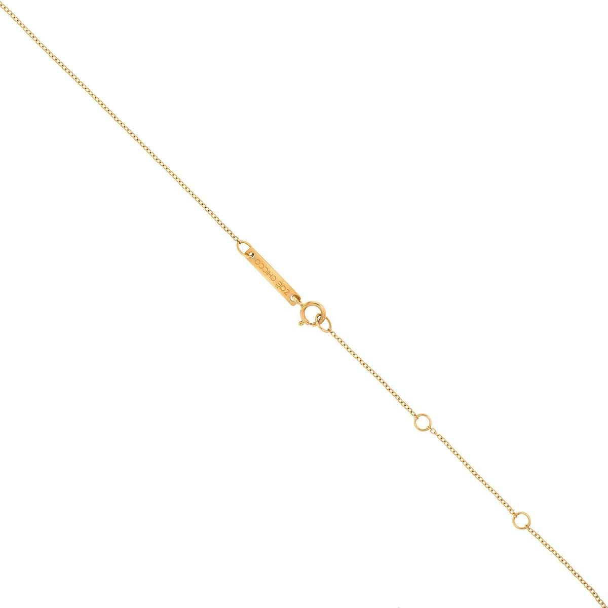 Zoe Chicco 14K Yellow Gold Initial Pendant