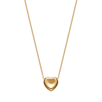 Christina Alexiou 18K Yellow Gold Puffy Heart Pendant