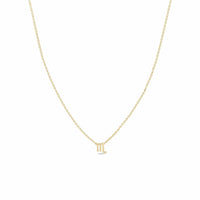 Zoe Chicco 14K Yellow Gold Itty Bitty Scorpio Zodiac Necklace
