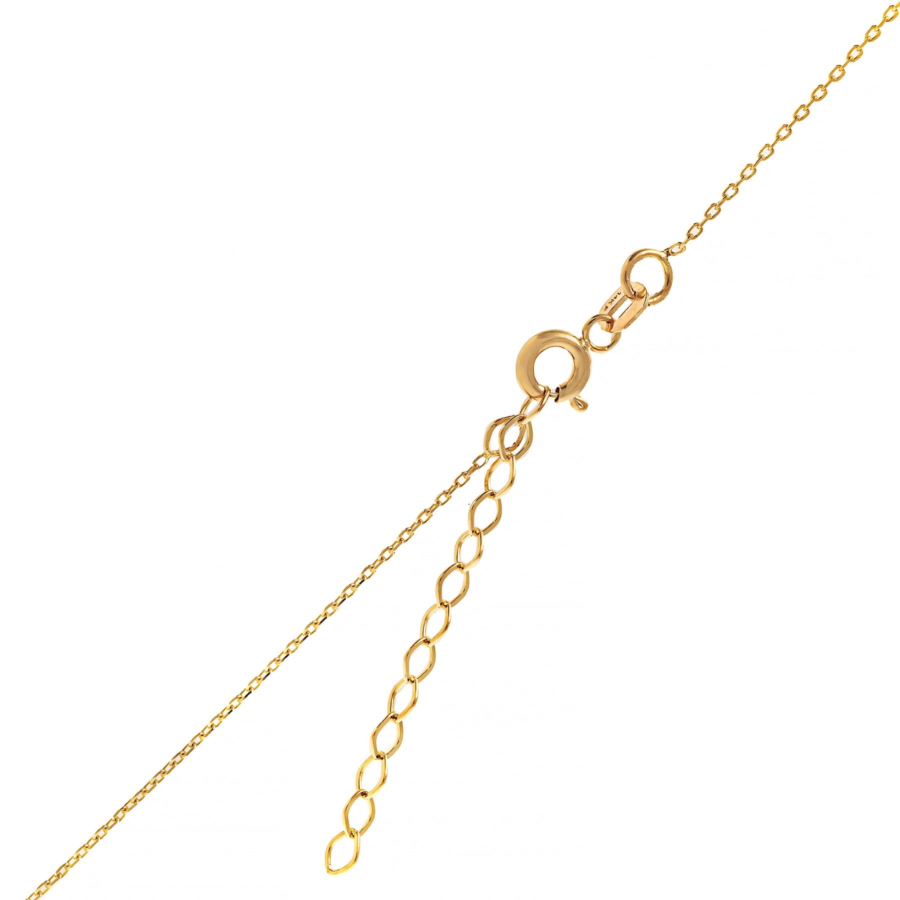 14K Yellow Gold Initial 