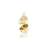 18K Yellow Gold Lemon Locket Charm